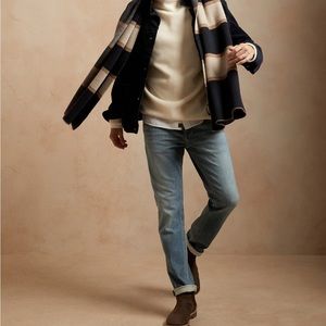 Banana Republic Slim Organic Cotton Medium Wash Jeans